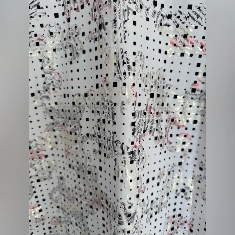 Albertini Luxury Metallic Print Dress Shirt NWT Men - Picture 6 of 10